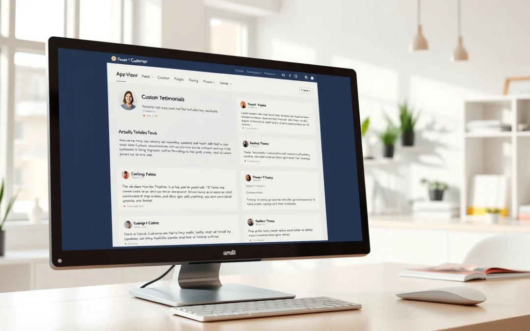 Valoriser un nom de domaine en créant un site de témoignages clients pour renforcer la crédibilité de votre marque