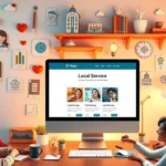 Image illustrant une stratégie gagnante pour valoriser un nom de domaine avec un site de services locaux.