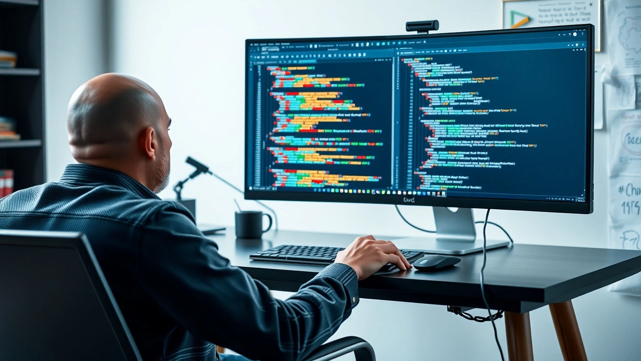 person aux ordinateurs concevant un site web
