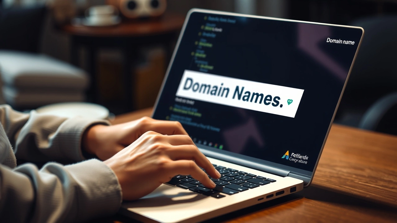 person achetant un nom de domaine en ligne