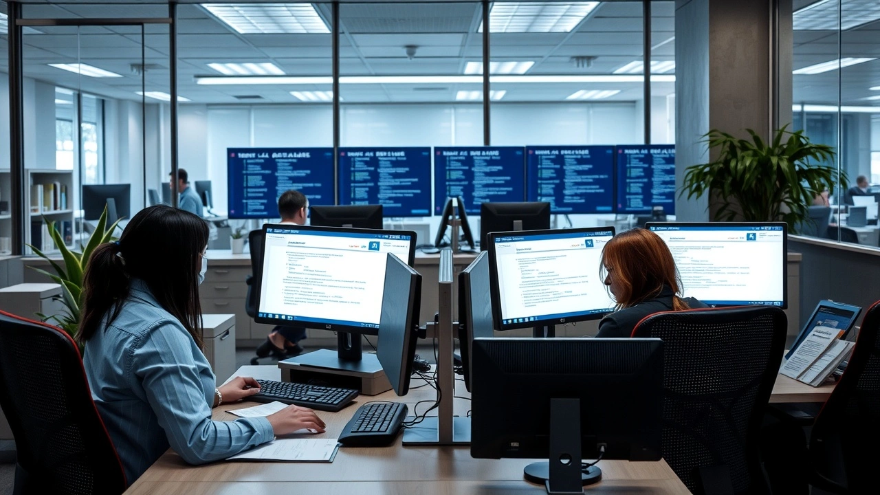 agents dans un bureau d enregistrement de domaine