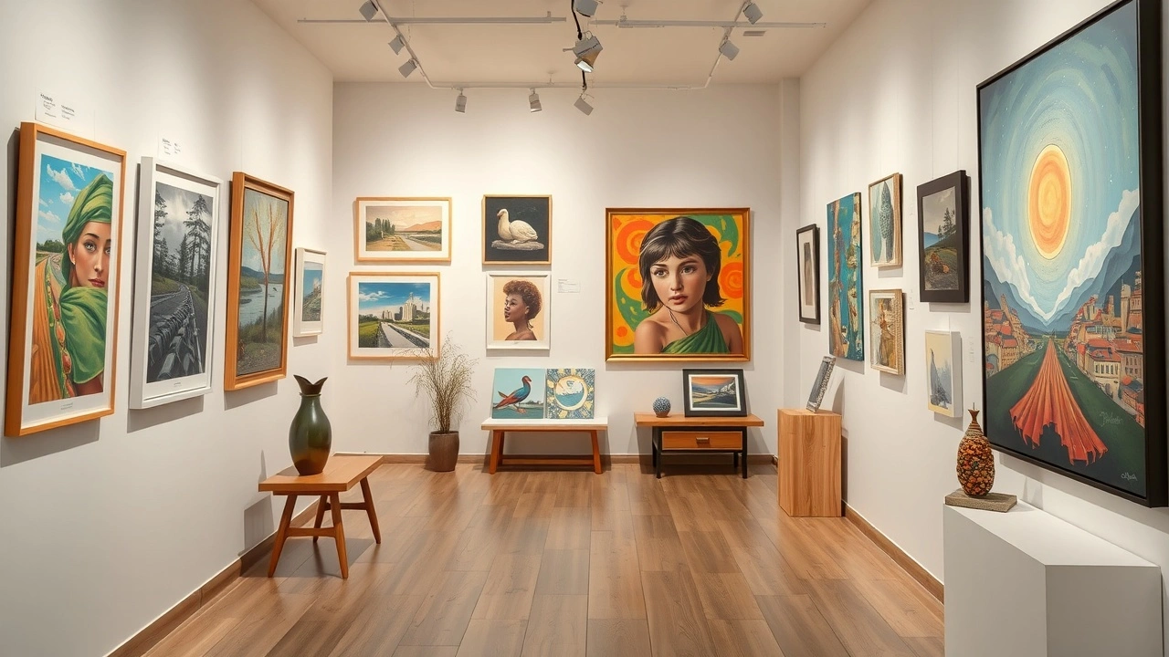 galerie dart en ligne avec œuvres dartistes émergents